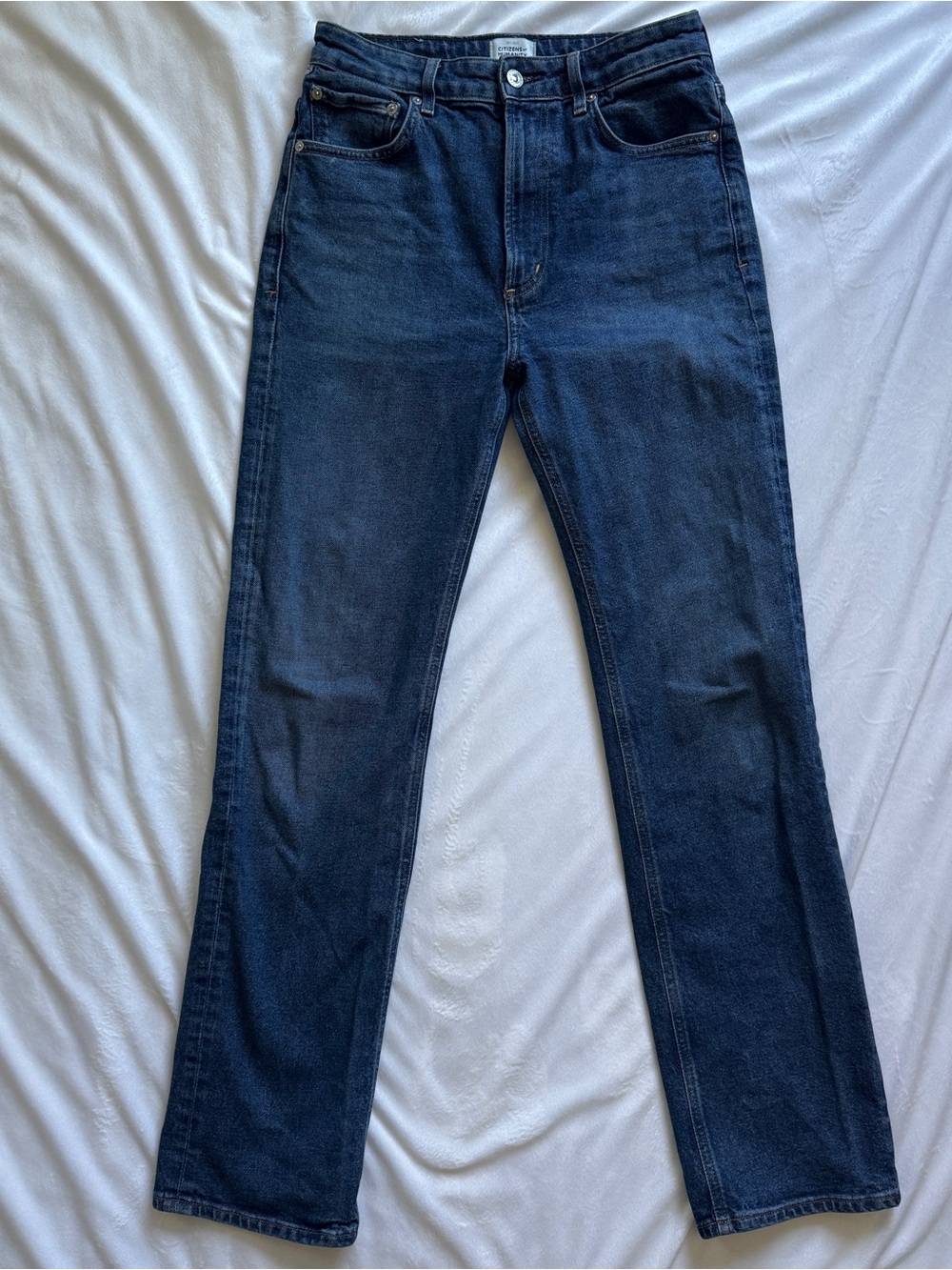 Citizens Of Humanity Dark Blue Straight Jeans